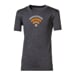BRAM "SIGNAL" Merino T-Shirt schwarz melnge