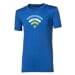 BRAM "SIGNAL" Merino T-Shirt schwarz melnge