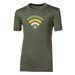 BRAM "SIGNAL" Merino T-Shirt schwarz melnge