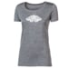 VINKA "ARCTIA" das Damen merino T-Shirt grau melange