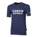 FUN T-SHIRT CZECH MAN das Herren-Bambus-T-Shirt blau