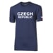 FUN T-SHIRT CZECH JR das Junior-Bambus-T-Shirt blau