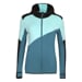 TERRITORIA HOODY dámská funkční sportovní mikina černá/mint