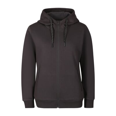ORIGINAL FIT ZIP HOODY LADY full-zip hoodie anthracite