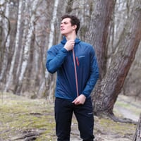 AERO LITE ultra lehká bunda - větrovka petrol/oranžová