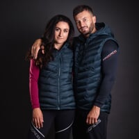ALASKA VEST die Damen-Steppweste petroleum