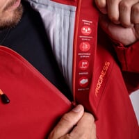 ALPEN JKT die Multifunktionsjacke Terrakotta
