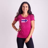 AROMA "KCT" das Damen-Outdoor-T-Shirt fuchsia