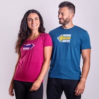 AROMATIC "KCT" das Herren-Outdoor-T-Shirt petroleum