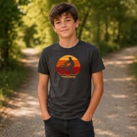 AROMATICO "BIKER" das Kinder T-Shirt anthracite