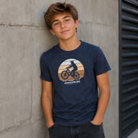 AROMATICO "BIKER" das Kinder T-Shirt navy