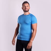 BA NKR das Herren-Funktions-T-Shirt lt.Blau