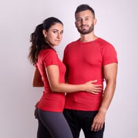 BA NKR das Damen-Funktions-T-Shirt Rot