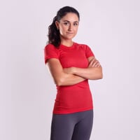 BA NKR das Damen-Funktions-T-Shirt Rot