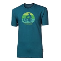 BARBAR "BIKER" das Bambus-T-Shirt für Herren petroleum