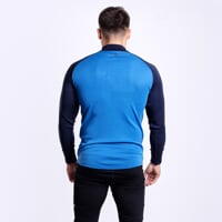 BREAKOUT MAN Herren Merino Jacke mit kurzem Reißverschluss blackened blue/blue