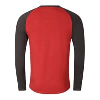 CC NDR Herren Langarm Funktions-T-Shirt anthracite/terracotta