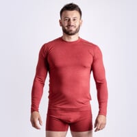 CC TDR Herren Funktions-Langarmshirt Terrakkota