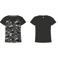 COMBAT LADY dámské sportovní triko anthracite