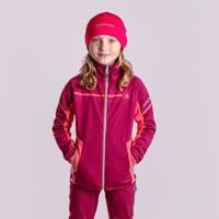 COOLIO JKT kids softshell jacket wine red/pink