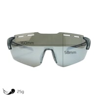CROSS MRR BLK die Sportsonnenbrille schwarz
