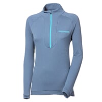 CUBICA ZIP der leichte Damen-Kapuzenpullover blau/grau