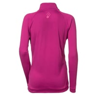 CUBICA ZIP der leichte Damen-Kapuzenpullover fuchsia