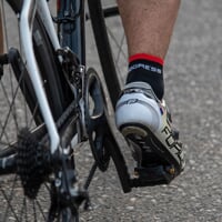 CYCLING SOX schwarz/rot