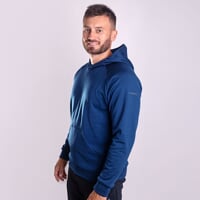 DOSSER das Herren-Kapuzensweatshirt blau