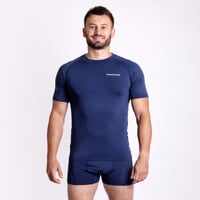 E NKR das Kurzarmhemd mit Bambus navy