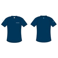 E NKRZ das kurzärmelige Damen-T-Shirt mit bambus navy