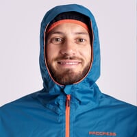ELITE MAN Multifunktionsjacke petroleum