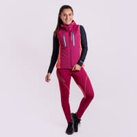 FANTOMA VEST the women's hybrid vest wine red/pink