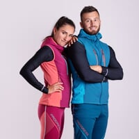 FANTOMA VEST the women's hybrid vest wine red/pink