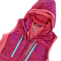 FANTOMA VEST the women's hybrid vest wine red/pink