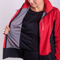 FOLGARIA die Fahrradjacke für Damen rot/schwarz