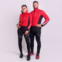 FOLGARIA die Fahrradjacke für Damen rot/schwarz