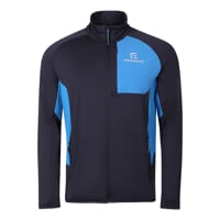 FORBES men's outdoor jacket with merino blackened blue/blue
