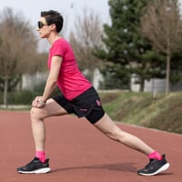 FORTUNA SHORTS die Damen-Laufshorts 2in1 schwarz