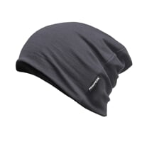 FREEBEANIE die Funktionsmütze aus Merino schwarz melange