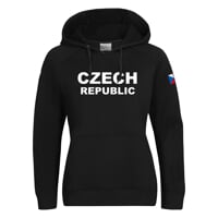FUN HOODY CZECH LADY dámská mikina s kapucí schwarz