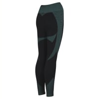 GEMA LEGGINS fitness seamless leggings black/green