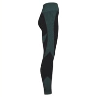 GEMA LEGGINS fitness seamless leggings black/green