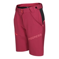 GENIA BIKE SHORTS für Damen Burgund/schwarz