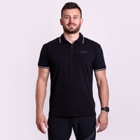HOGAR men's bamboo polo shirt black