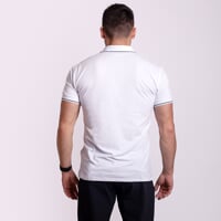 HOGAR men's bamboo polo shirt white