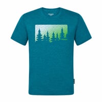 HRUTUR "FOREST" das Kurzarmhemd navy
