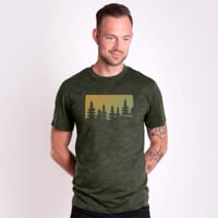 HRUTUR "FOREST" das Kurzarmhemd khaki melange