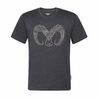 HRUTUR "RAM" das Merino Kurzarmhemd khaki melange