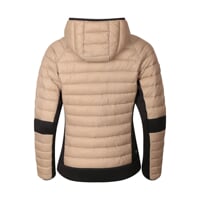 JANNU women's hybrid jacket cappuccino/black